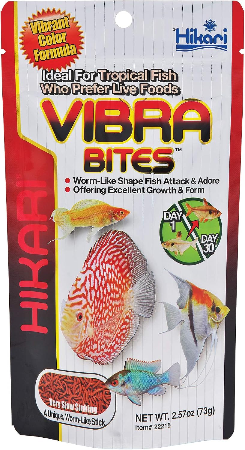 Hikari Tropical Vibra Bites 73 grams pack front view premium fish food