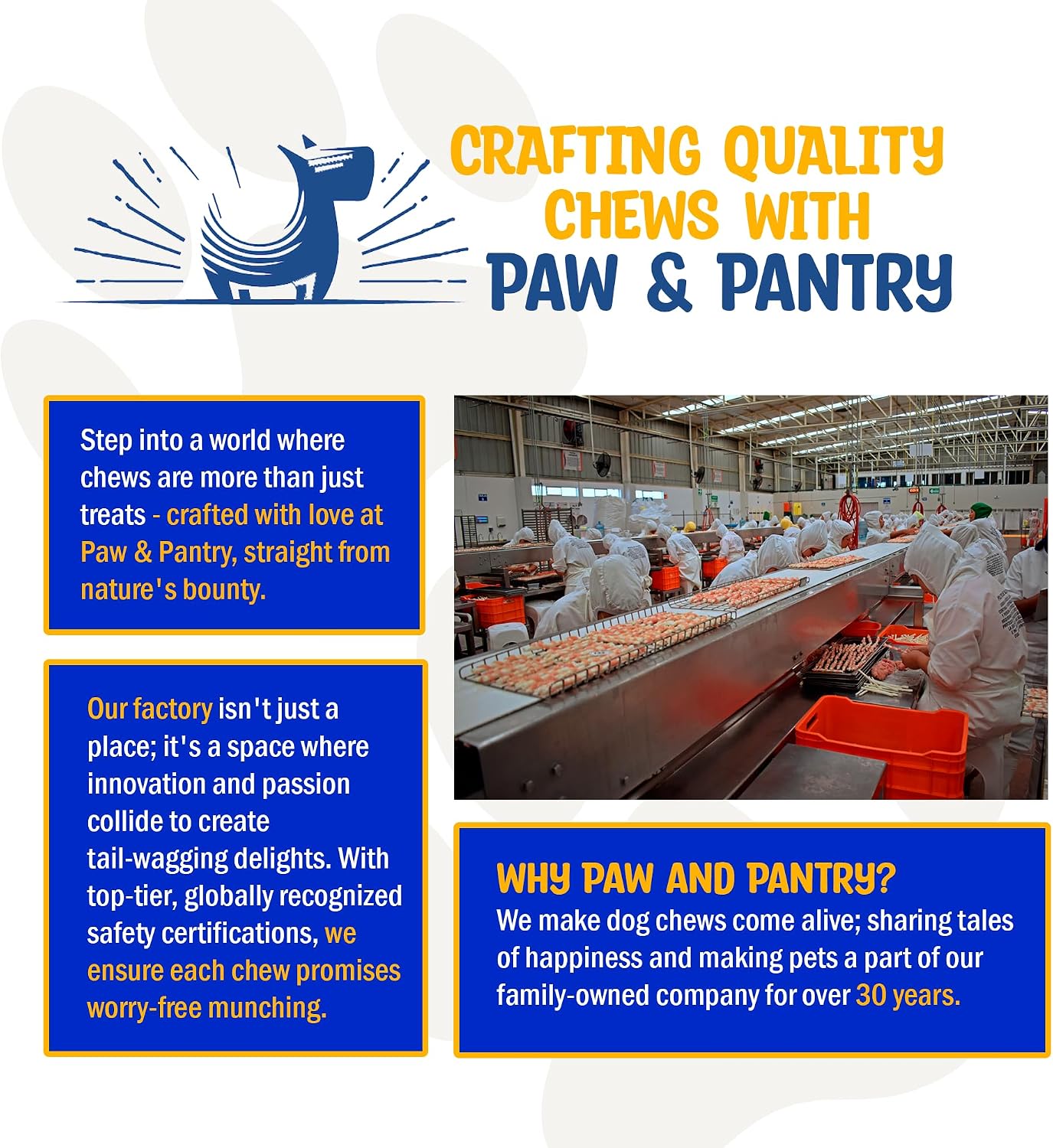 Back of pack showing ingredients of Paw and Pantry beef rolls