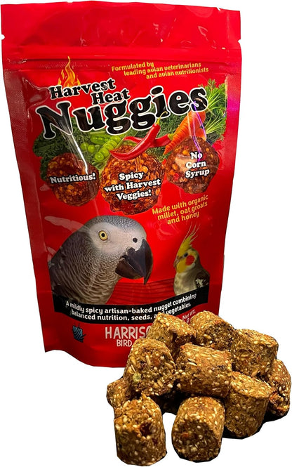 Nutritious bird treat nuggets for foraging