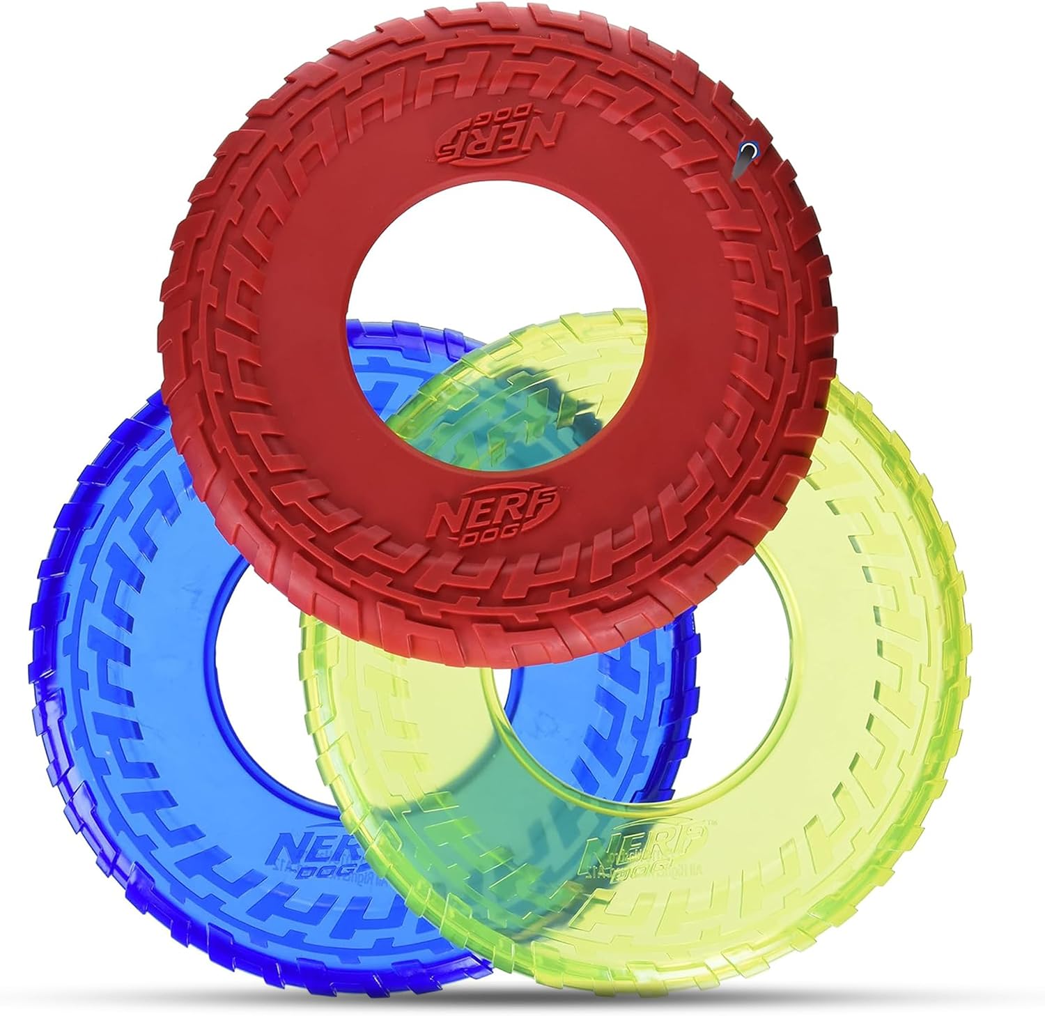 Nerf Dog Tire Flyer toy for medium breeds