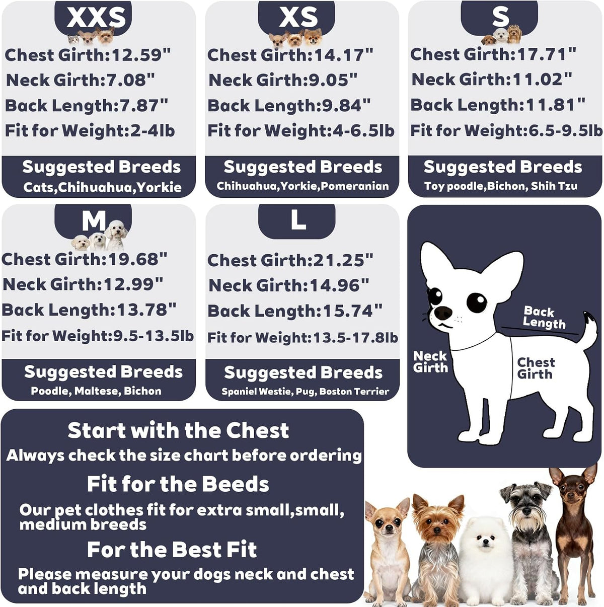 Dinkinty dog winter jacket outfit demonstrating flexible fit and stretchy belly design.