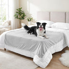 ZOMISIA Cooling Blanket for Medium Dogs - Lightweight Dog Cooling Mat with Breathable Air-Core Fill, Cold Pet Throw Blanket Washable for Summer, Soft Bed Cover, Blue, 30"x40" - Image 14