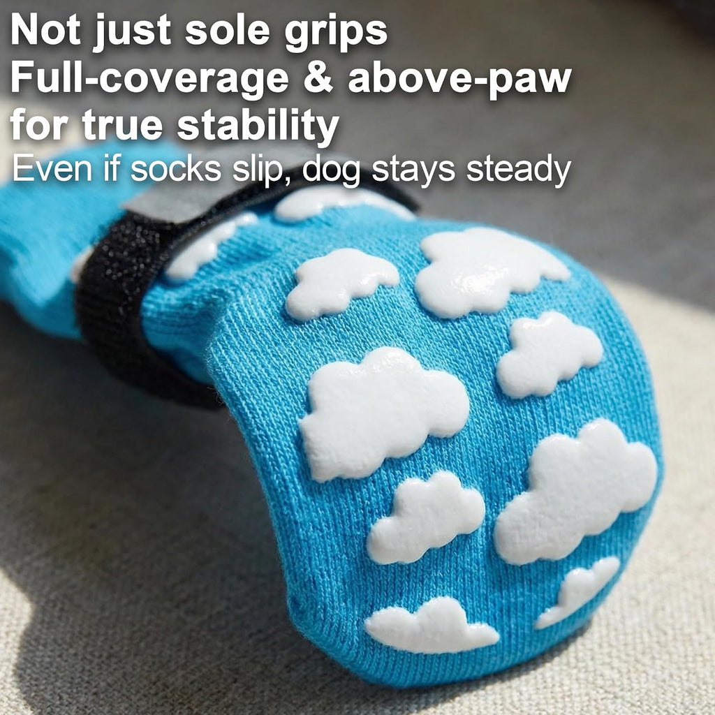 Purrzone paw protector socks showing soft fabric texture
