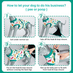 V.PET.B.R breathable cone alternative suit protecting a dog's abdominal surgical stitches