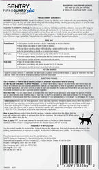 Three count squeeze on applicators for feline tick and lice control.