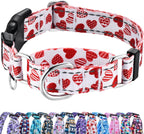Reflective Martingale Collar for Dogs with Quick Release Buckle No Pull Training Dog Collars (Colorful Geometric, Medium) - Image 11