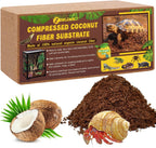 ZeeDix 2 Pack Coconut Fiber Substrate, 100% Organic Coconut Husk Coco Coir Brick Terrarium Bedding for Reptiles, Tortoise, Bearded Dragon, Leopard Gecko, Snake, Hermit Crabs, Frogs, Tarantula - Image 11