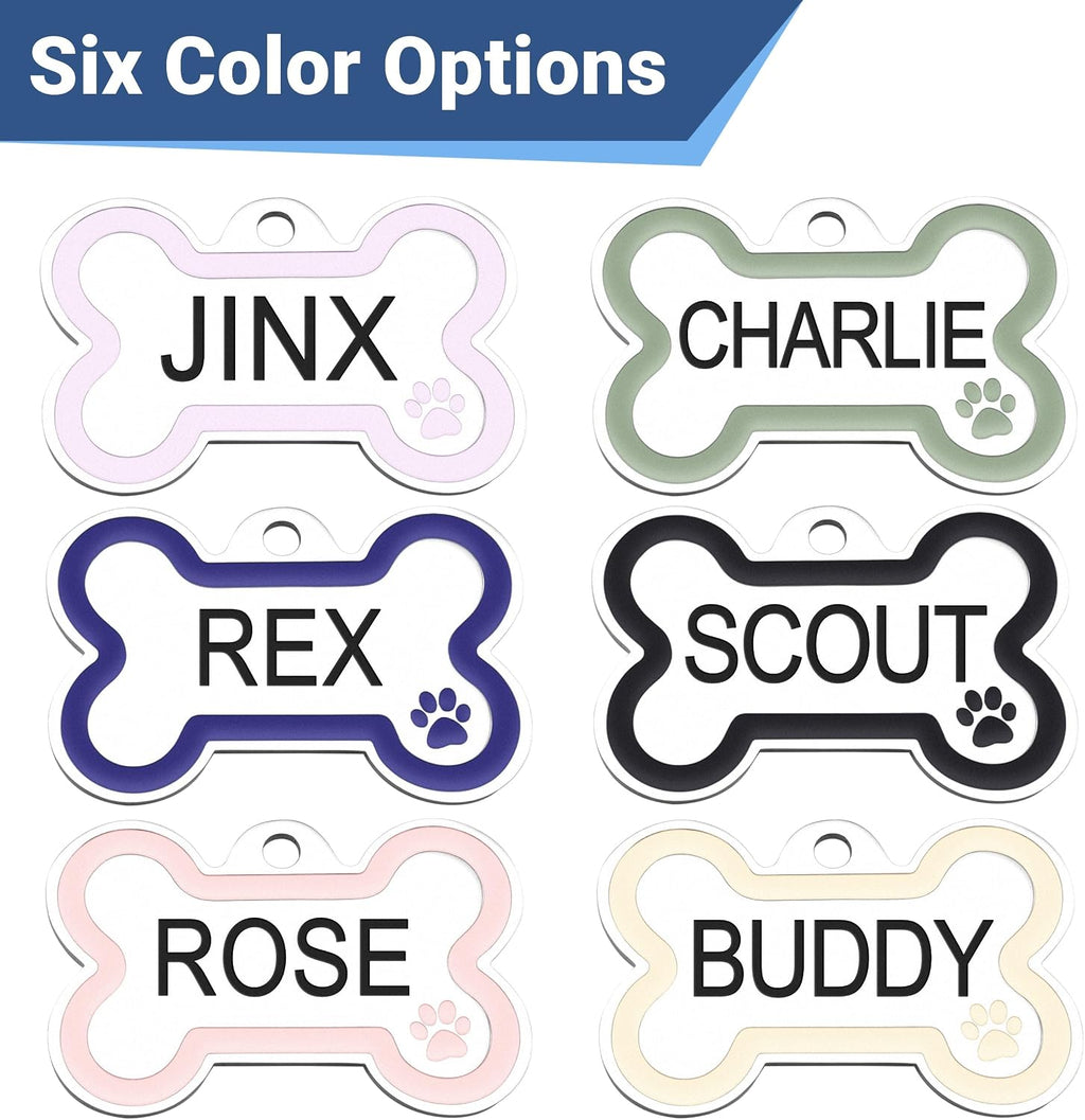 GoTags identification tag for medium and large dogs close up product shot