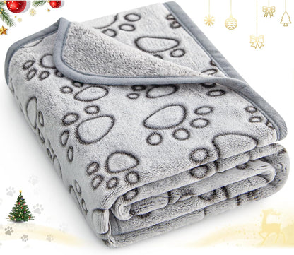 Stuffed(R) Premium Soft Dog Blanket Washable, 40"x32" Cat Blanket for Indoor Cats Large Medium Small Dog Puppy Essentials (Grey) - Image 9