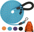 Long Dog Leash for Dog Training 16/20FT/30FT/50FT/100FT, Reflective Leash with Lockable Hook, Heavy Duty Dogs Lead Tie Out Rope for Large Medium Small Dogs Outside Walking, Playing, Camping, or Yard - Image 13