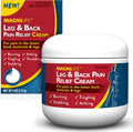 MagniLife Leg and Back Pain Relief Cream 4 Ounce jar front view