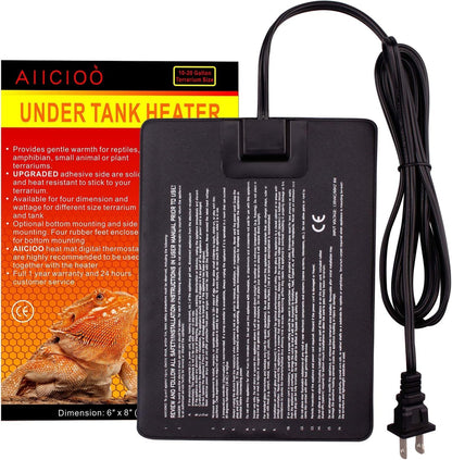 Aiicioo 8 Watt Reptile Heating Pad front view