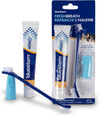 Dog Toothpaste : Chicken Flavor Tooth Paste for Dogs & Cats. Teeth Brushing Cleaner Pet Breath Freshener Oral Care Dental Cleaning Kit. Tartar & Plaque Remover Brushes - Image 9