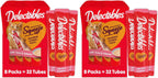 Delectables Squeeze Up Creamy Squeezable Puree, Lickable Wet Cat Treats, Grain Free, No Added Fillers, No By-Products, No Added Preservatives, 0.5 Ounces Tuna & Shrimp, 32 Tubes Total - Image 10