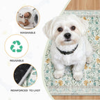 Side profile view of 4-layer absorbent dog pee pad construction
