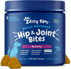 Zesty Paws Hip and Joint for Dogs, Glucosamine for Dogs Hip and Joint Supplement with Chondroitin, MSM, Vitamins C & E - Bacon, 90 Count - Image 14