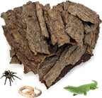Natural Reptile Cork Bark Bedding Bearded Dragon Climbing Wall Mat 6PCS Cork Wood for Terrarium Background Decor Crested Gecko Tank Accessories for Lizard Snake Chameleon Tortoise Frog - Image 13