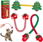 Retro Shaw Catnip Toys Crochet Mice Cat Toys, 3 Pcs Durable Yarn Cat Mouse Toys for Indoor Cats, Stuffed with Natural Catnip & Silvervine Blend, Handmade Interactive Kitten Chew Toy for Teeth Cleaning - Image 9