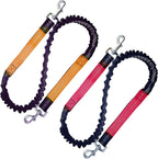 Bungee Dog Leash Extension Attachment 4ft with Double Swivel Clips for Bicycle, RunningReflective Shock Absorbing Lead for Dogs up to 150 lbs (1, Red-Reflective) - Image 10