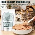 Five pack of Xelara high protein cat food toppers