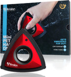 Analan Mini Pet Hair Remover for Car Detailing Supplies, Carpet Dog Hair Remover for Car Interior, Triangle Dog Hair Remover for Auto Detailing, Couch, Furniture, Lint, Carpet (Jet Black) - Image 10