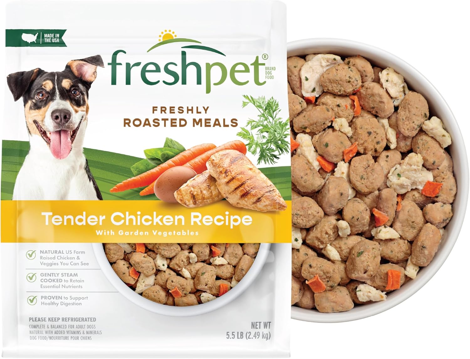 Freshpet Dog Food, Roasted Meals, Tender Chicken Recipe, 1.75 Lb - Image 11