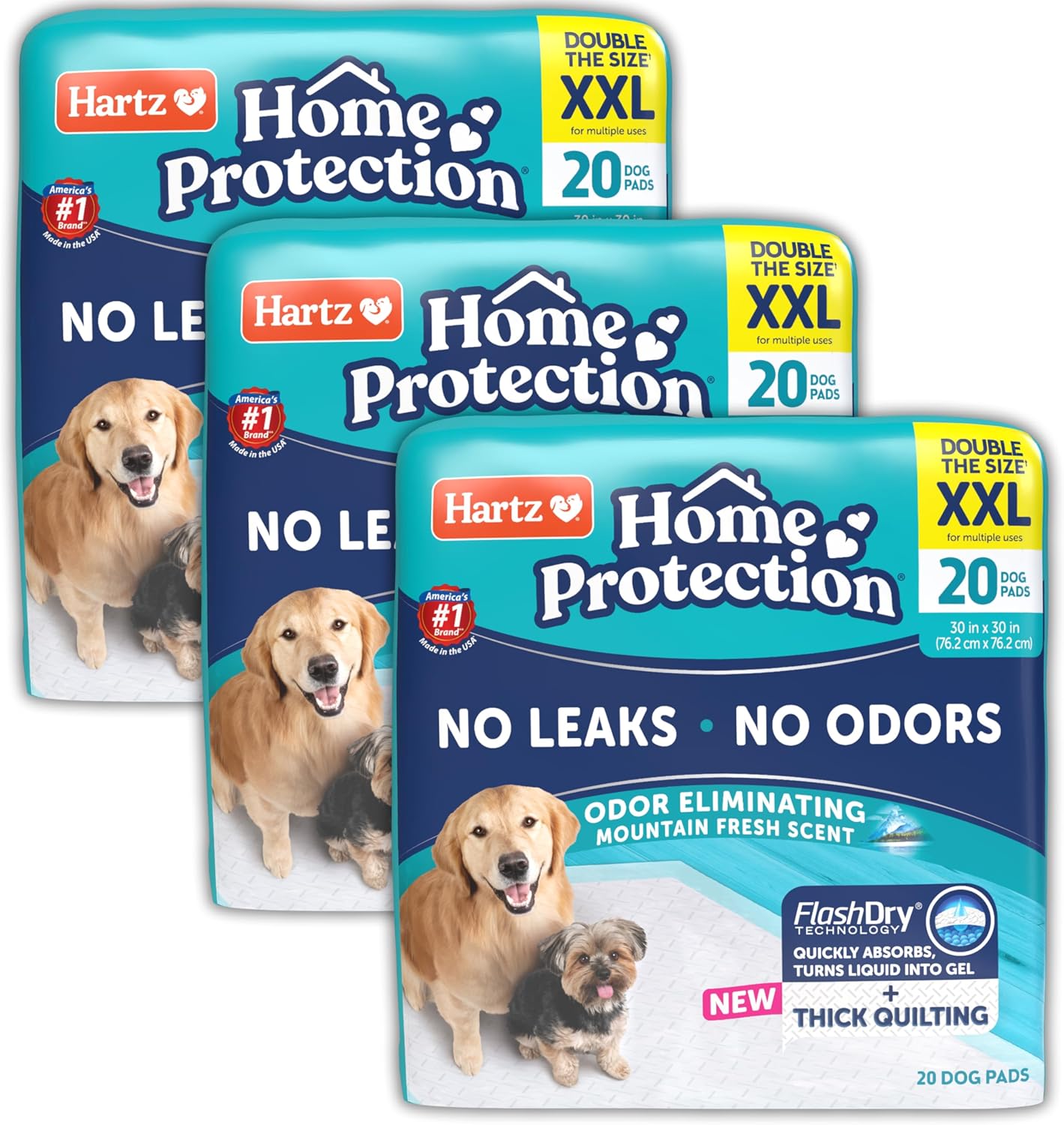 Hartz Home Protection Super Absorbent Odor Eliminating Lavender Scented No Leak Dog Pads, XXL 40 count - Image 13