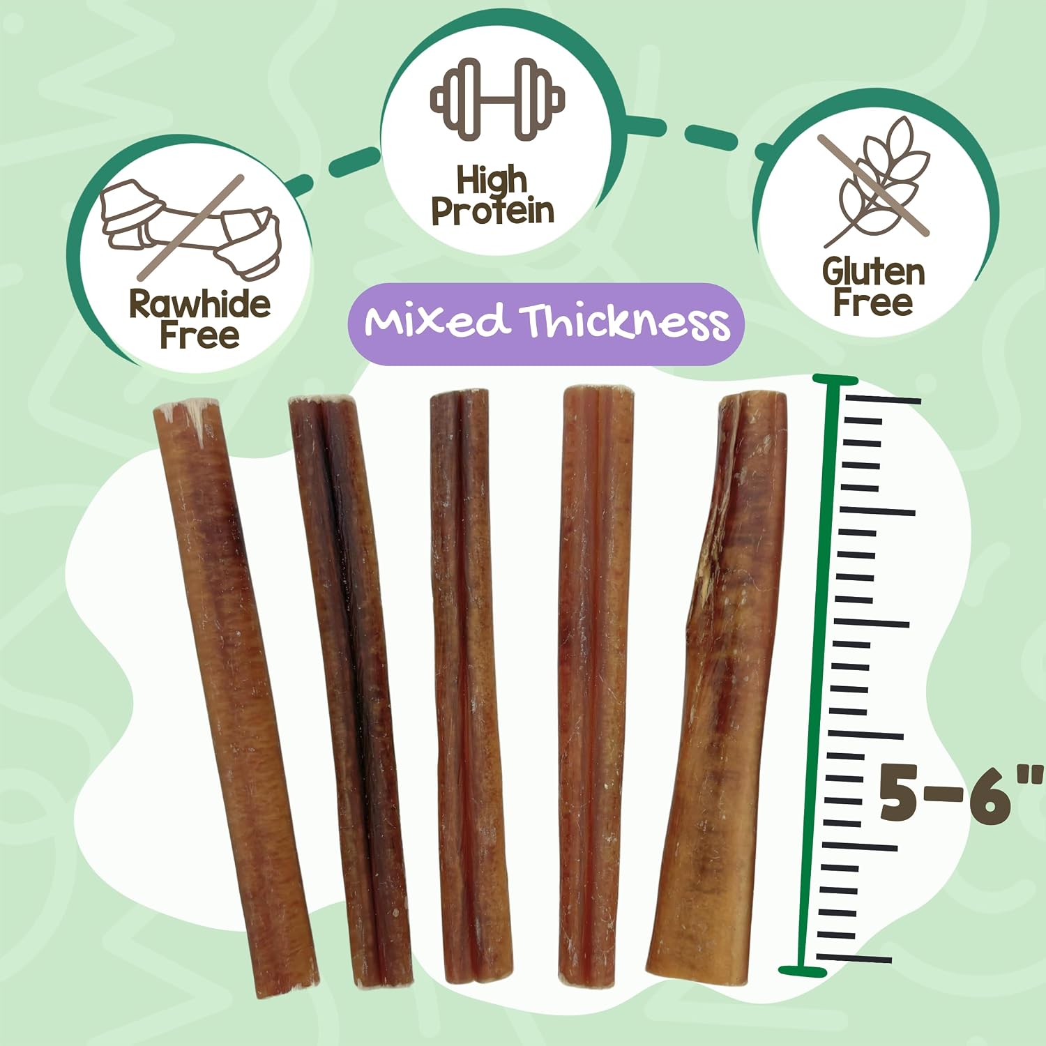 Nature Gnaws single ingredient dog chew bones for aggressive chewers packaging