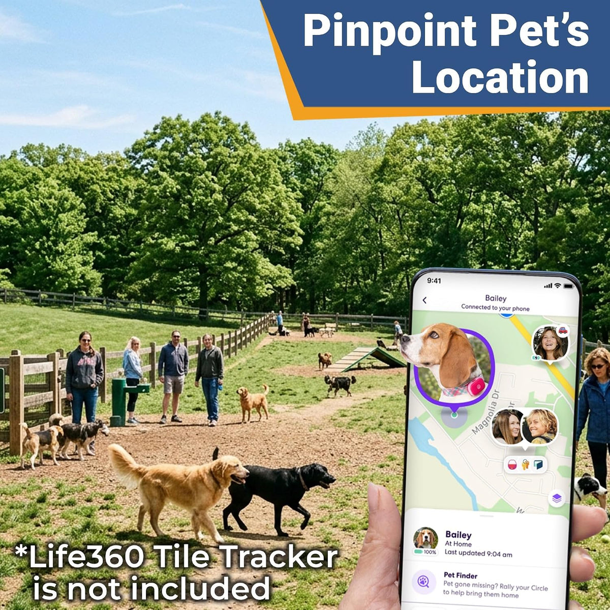 GoTags silicone tracking device sleeve personalized with custom text