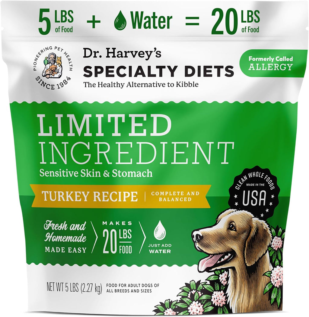 Dr. Harvey's Specialty Diet Limited Ingredient - Dog Food for Dogs with Sensitivities - Turkey Recipe (Trial Size, 5.5 oz) - Image 9