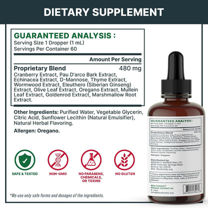 MaxBuddy natural pet detox liquid supplement safe for all breeds