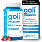 Goli Zero Sugar Ashwagandha gummies bottle 60 count