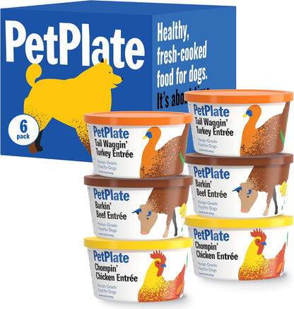 PetPlate Human-Grade Fresh Dog Food, Tail Waggin' Turkey Entre - Wet Dog Food for All Breeds - High-Protein, Natural - 12-oz Cups, Case of 6 - Image 9