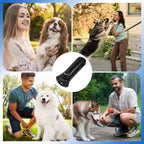 Close up of ultrasonic emitters on dog training device