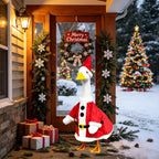 Kedaijin weather resistant polyester holiday goose clothing close up view of durable fabric stitching