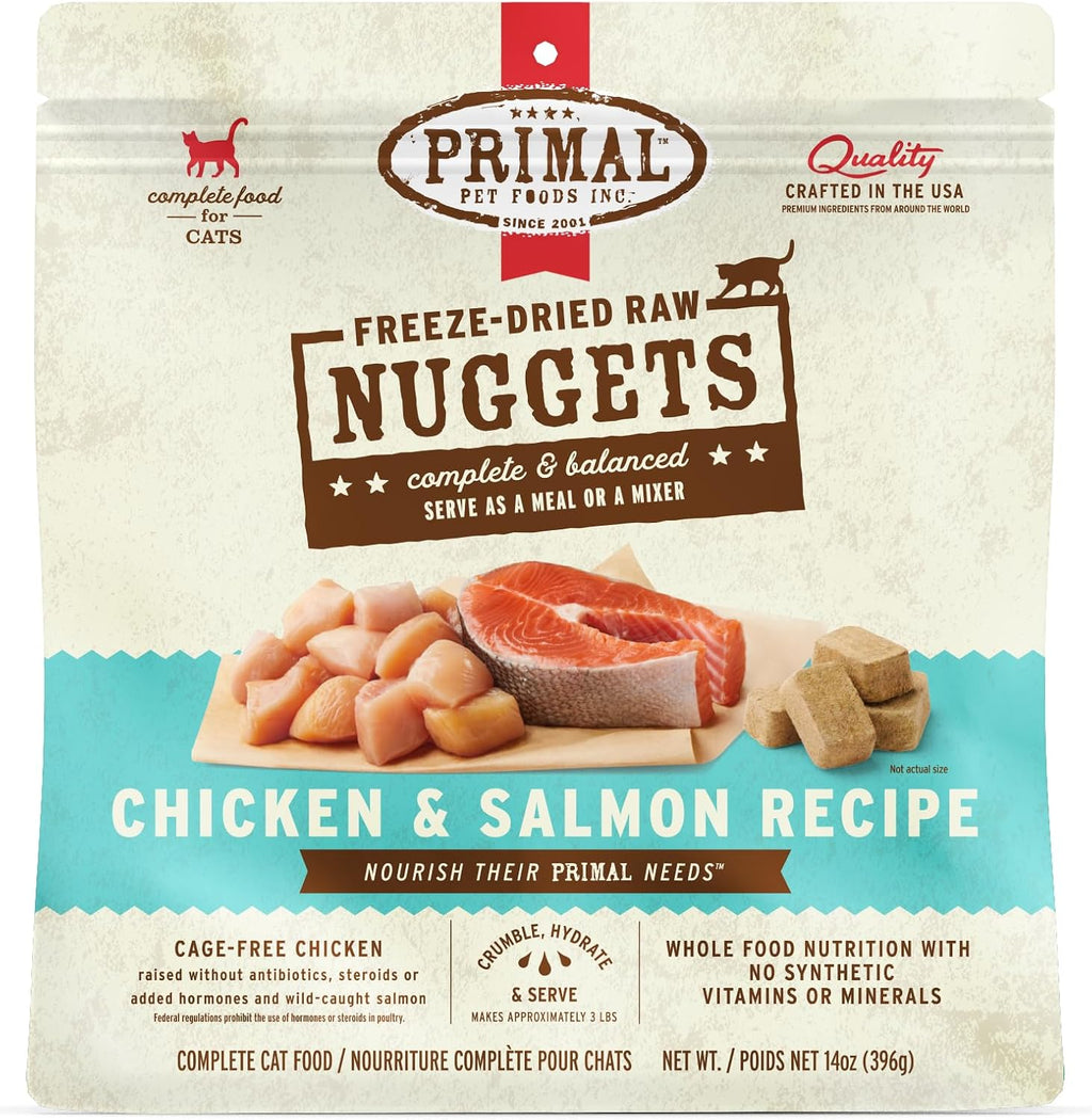 Primal Freeze Dried Raw Cat Food Nuggets Rabbit, Complete & Balanced Meal or Topper, Premium, Healthy, Grain Free, High Protein Raw Cat Food with Probiotics (5.5 oz) - Image 14