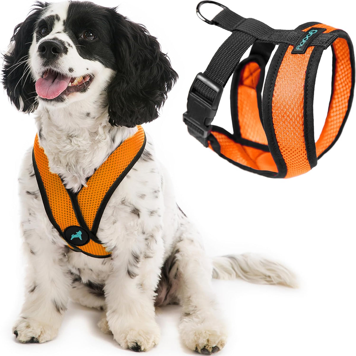 Gooby Comfort X Head in Harness - Pink, Small Harness Patented Choke-Free X Frame - Perfect on The Go Harness for Medium Dogs No Pull or Small Dogs for Indoor and Outdoor Use - Image 13