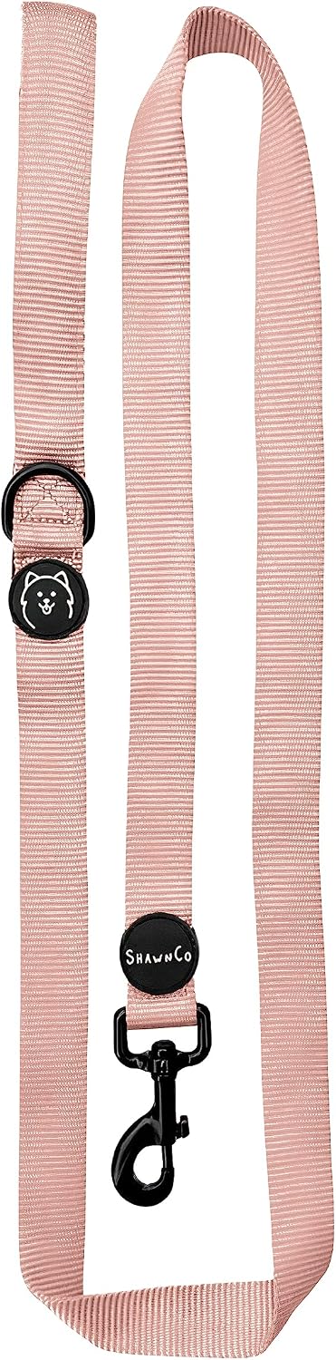 ShawnCo Dream Walk Dog Leash- Premium, Nylon Pet Leash with Soft Neoprene Handle for Small, Medium and Large Dogs (ICY Lilac, M/L 6FT w/ 2 Handles) - Image 9