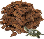 Hamiledyi Reptile Bark Bedding Tortoise Habitat Substrate Natural Terrarium Bark Wood Chips Tank Supplies for Snake Spiders Bearded Dragons Hermit Crabs Geckos - Image 9