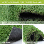 Sunturf grass pad placed on a patio