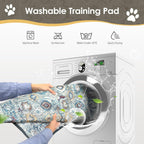 Sclose dog playpen mat in a home environment
