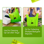 Leakproof eco friendly cat poop bags for litter trays