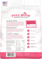Full Moon chicken strips natural dog treat texture close up