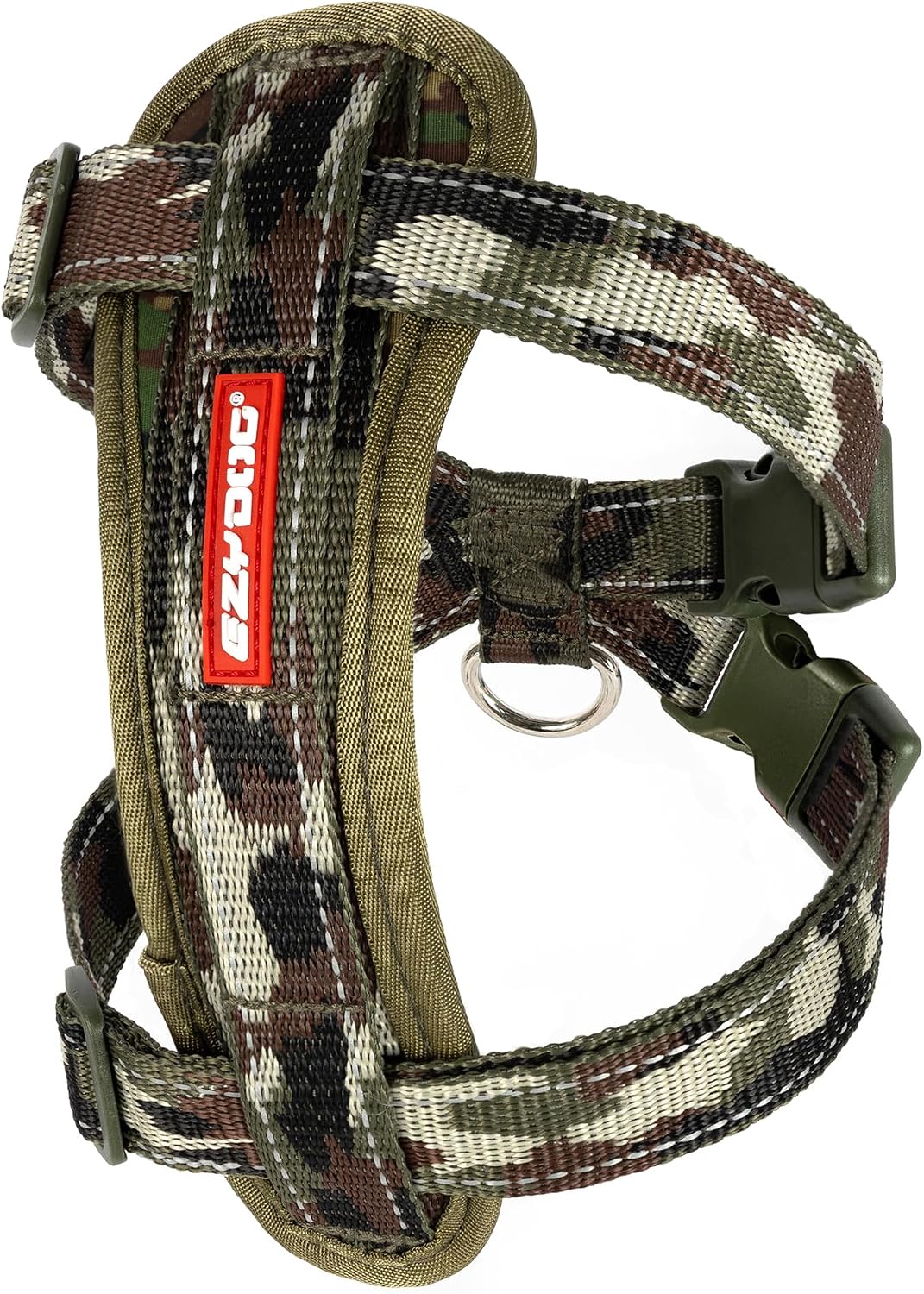 EzyDog Chest Plate No Pull Dog Harness - Escape Proof Harness with Reflective Stitching and Comfort Padding for Easy Walks, Training & Control - Car Restraint Included (Large, Black) - Image 13
