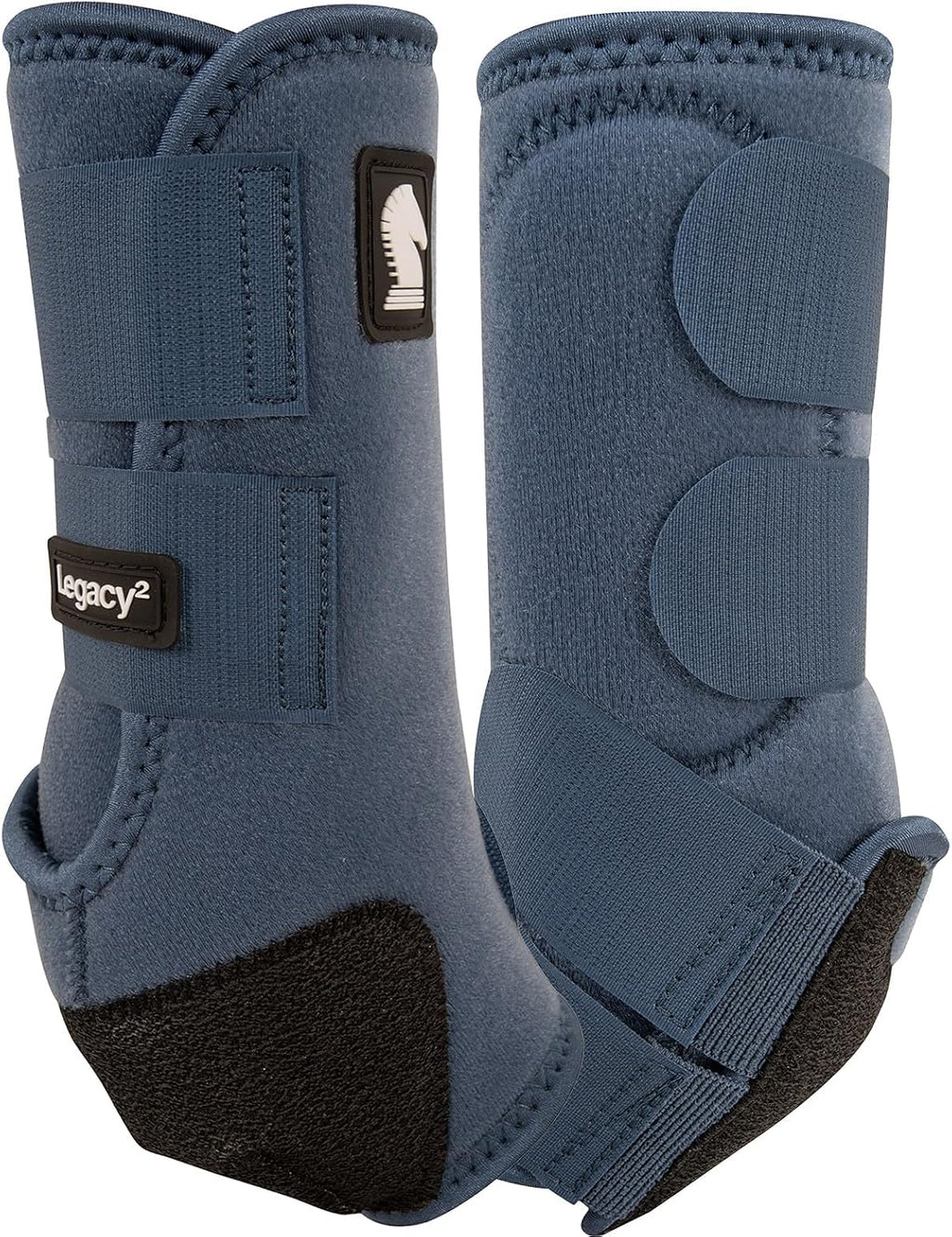 Classic Equine Legacy2 Support Boots, Front (Blue, Medium) - Image 12