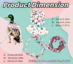Magnoloran large size goose and hen diaper showing chest strap details
