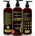 Shiny Leaf hair loss conditioner front view bottle packaging