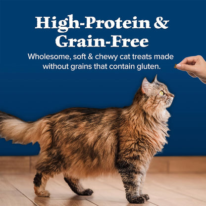 Blue Buffalo Wilderness Soft Cat Treats, Grain-Free and Protein-Rich, Great for Training, Chicken & Turkey Recipe, 2-oz. Bag - Image 6