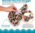 Catstages Calming Kitty Pal plush toy placed on a pet bed highlighting its soft texture