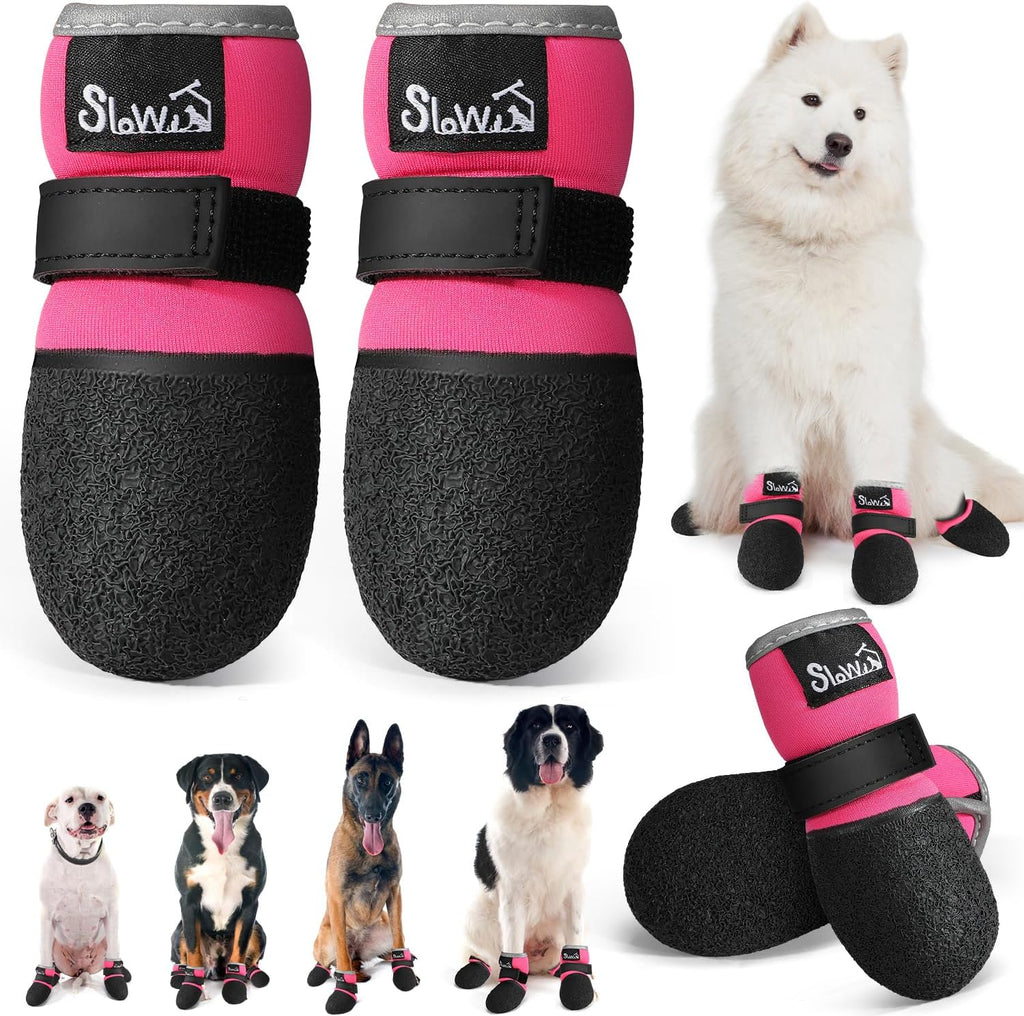 SlowTon Dog Shoes - Breathable Dog Sock Boots for Summer Hot Pavement Hardwood Floors Winter Snow, Waterproof Booties for Small Medium Large Dogs, Non-Slip Paw Protector for Outdoor Walking (Teal, 2) - Image 12